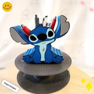 Stitch Pen Holder - Blue