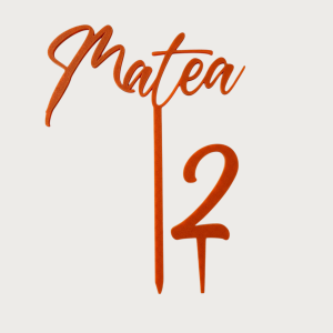 Cake Topper - Name & Number - Set