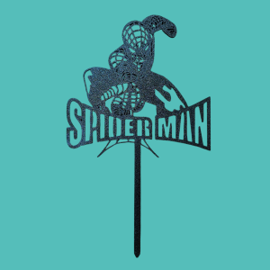 Cake Topper - Spiderman 1 - Black